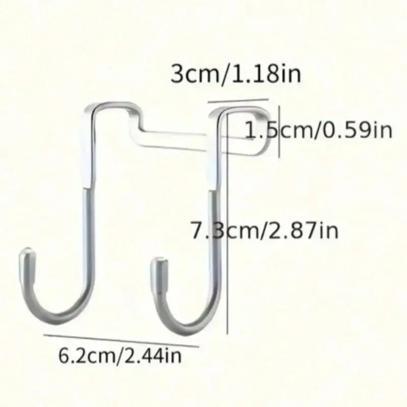 Stainless Steel Seamless Suction Cup Hook For Kitchen Bathroom
