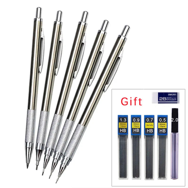 Professional Full Metal Mechanical Pencil Set For Artists And Students