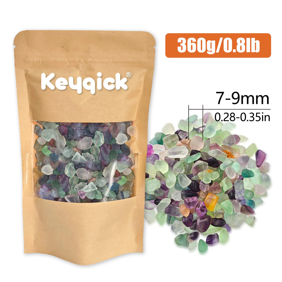 Natural Fluorite Fragments Decorative Pebbles For Aquarium And Succulents