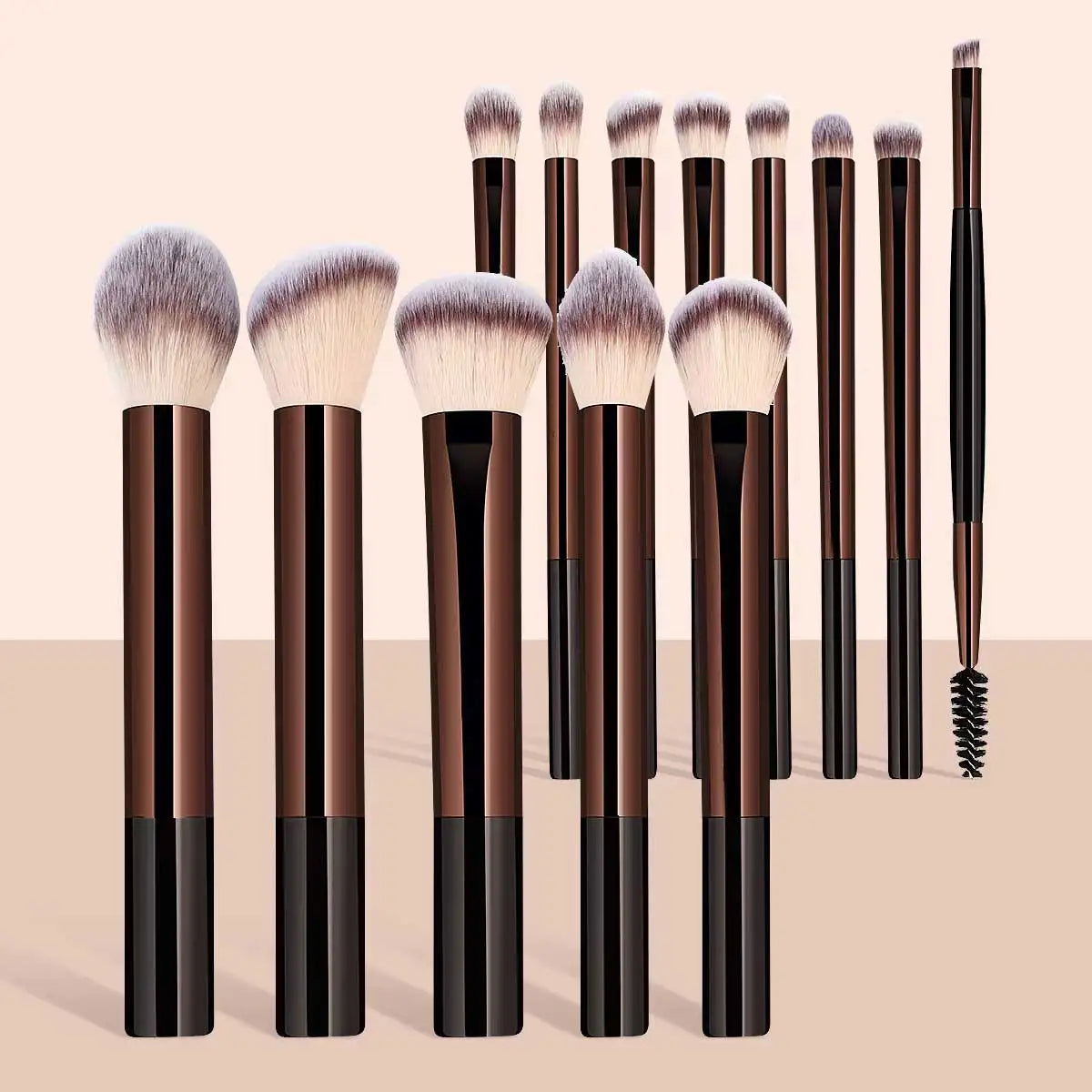 13 Pcs Soft Nylon Kabuki Makeup Brush Set For Foundation