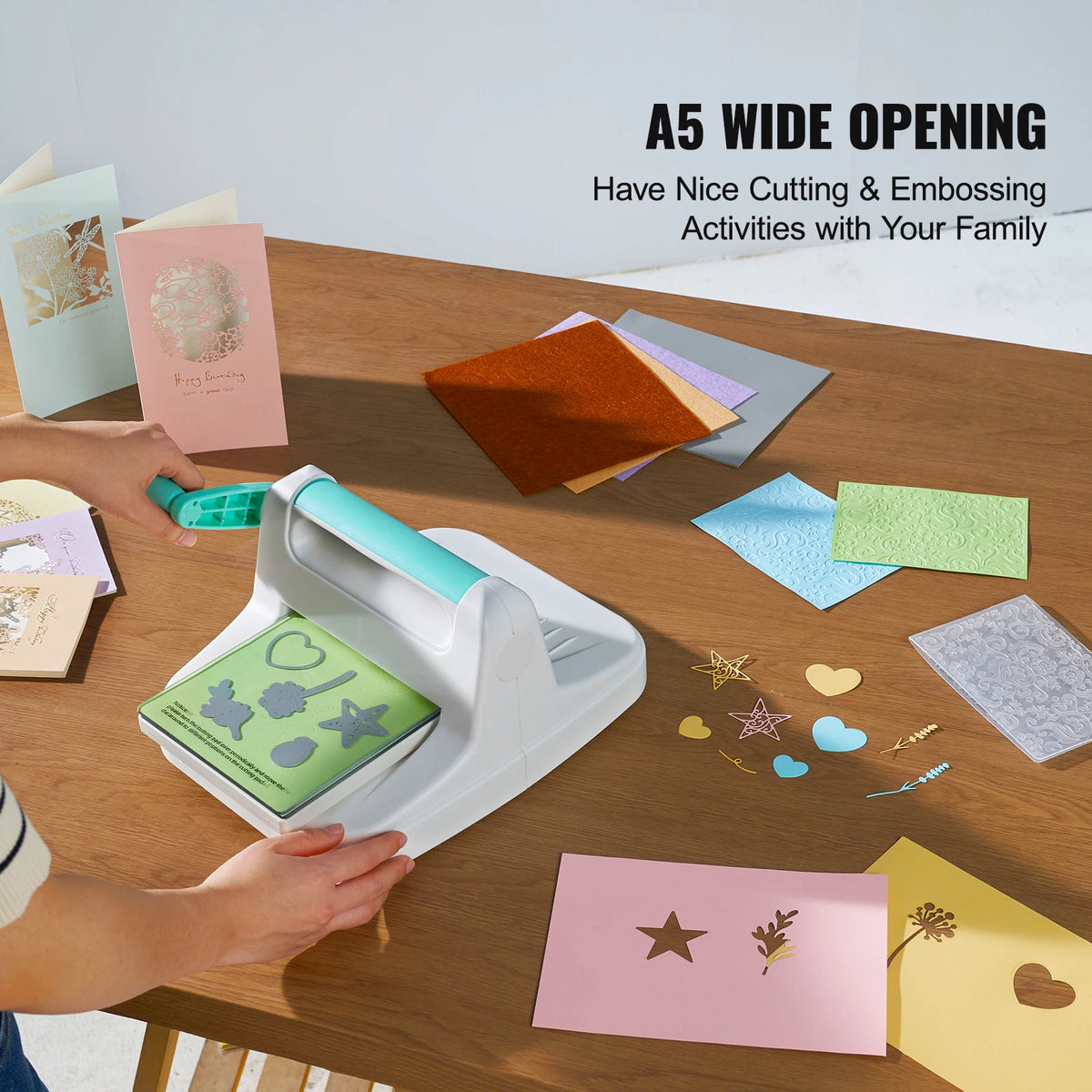 SucceBuy Manual Die Cutting Embossing Machine Portable Craft Tool