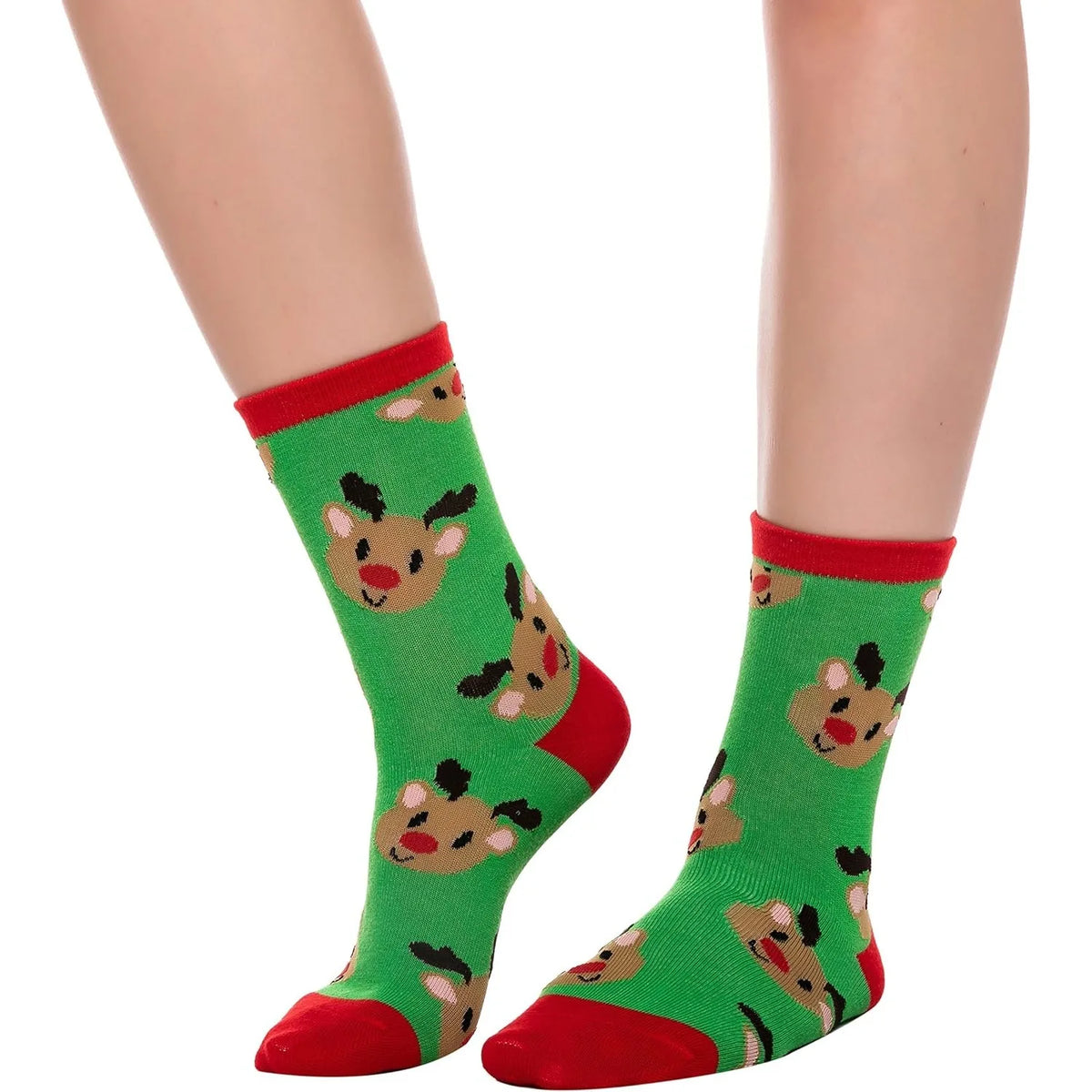 Joyfy 12 Pair Christmas Cotton Socks Fun Design Gift Set