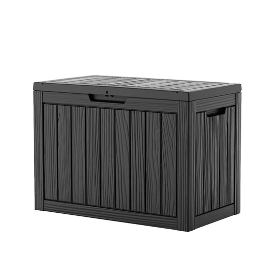 Lockable Resin Outdoor Storage Deck Box For Patio Furniture