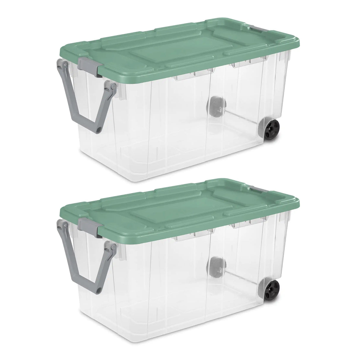Sterilite Industrial Wheeled Storage Container With Handle
