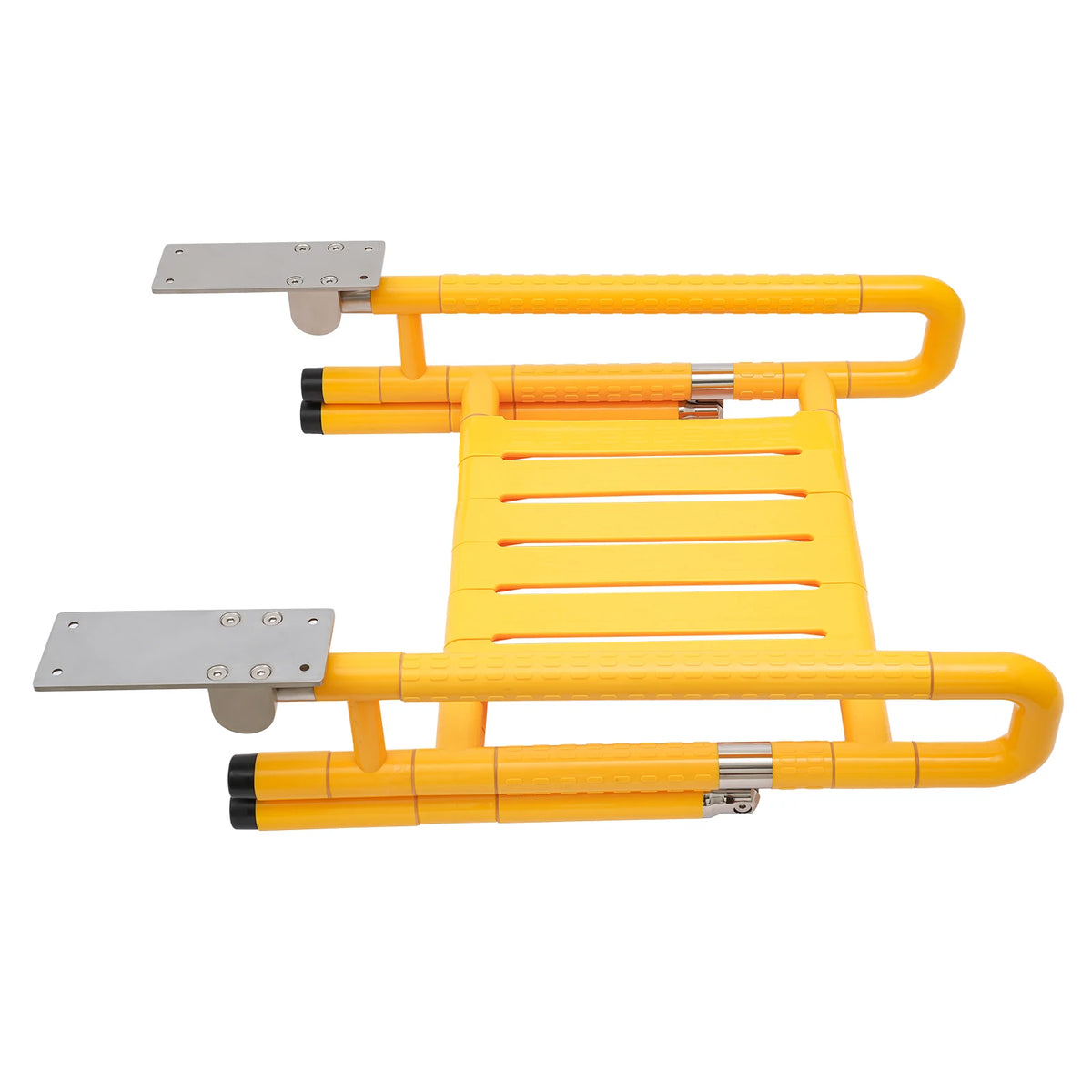 Modern Wall Mounted Folding Shower Seat With Stainless Frame