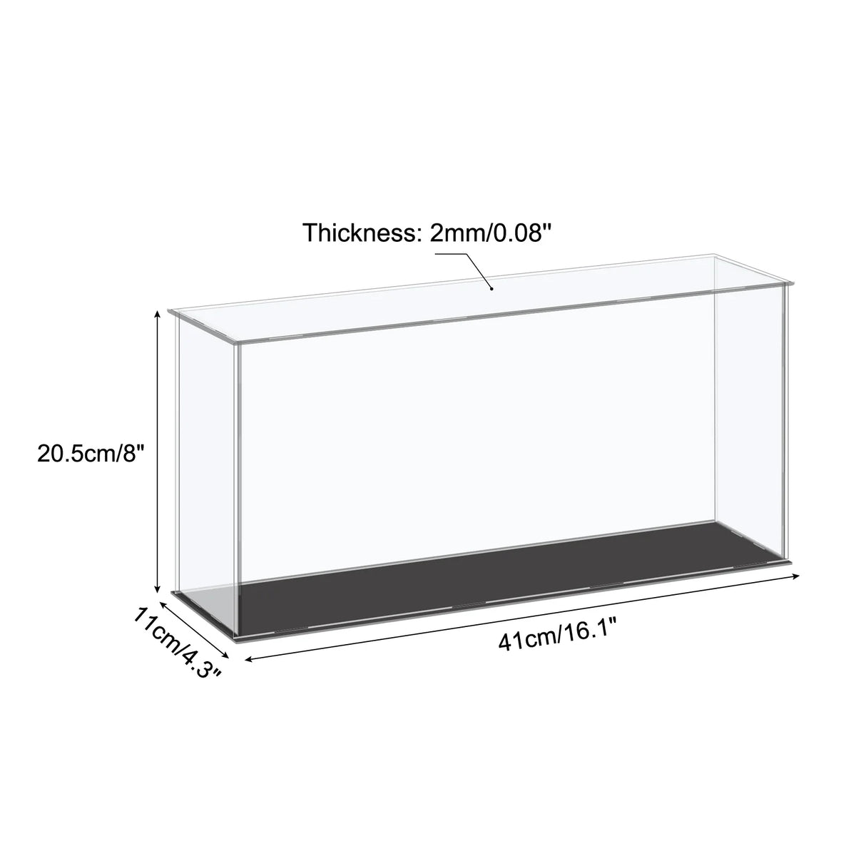 Acrylic Display Case for Collectibles Figures Dolls and Handicrafts