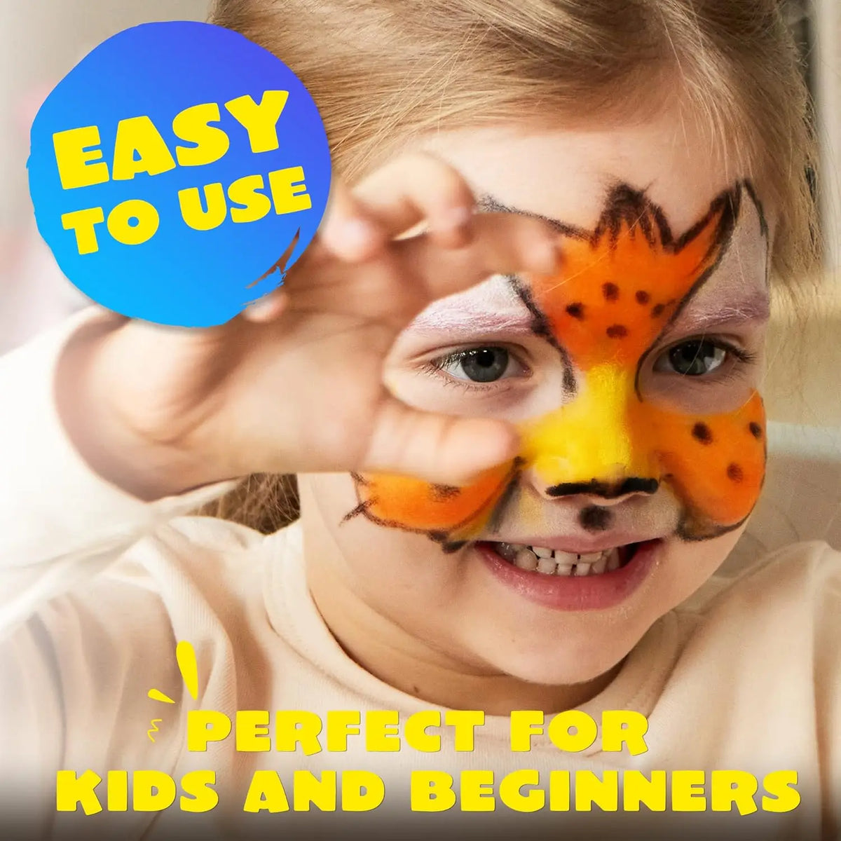 Joyfy Face Paint Crayons Safe Face Painting Kit For Festivals
