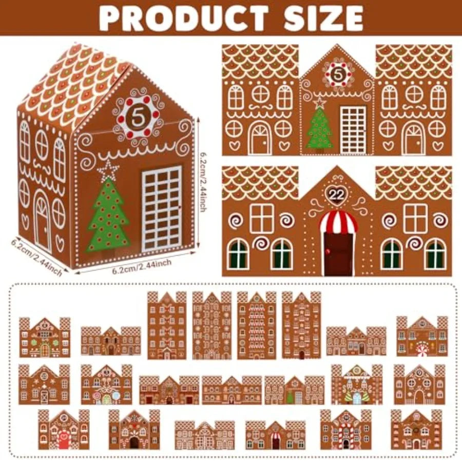 Elegant Christmas Advent Calendar Gift Boxes For Holiday Countdown