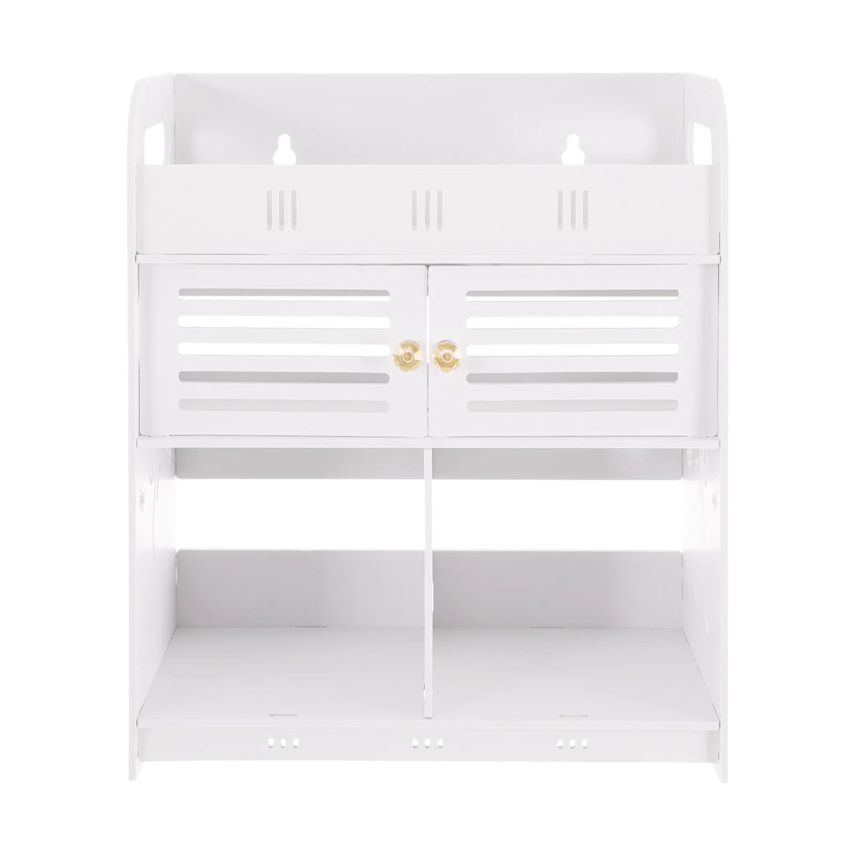Bymaocar Wall Mounted Bathroom Storage Rack With Minimalist Design