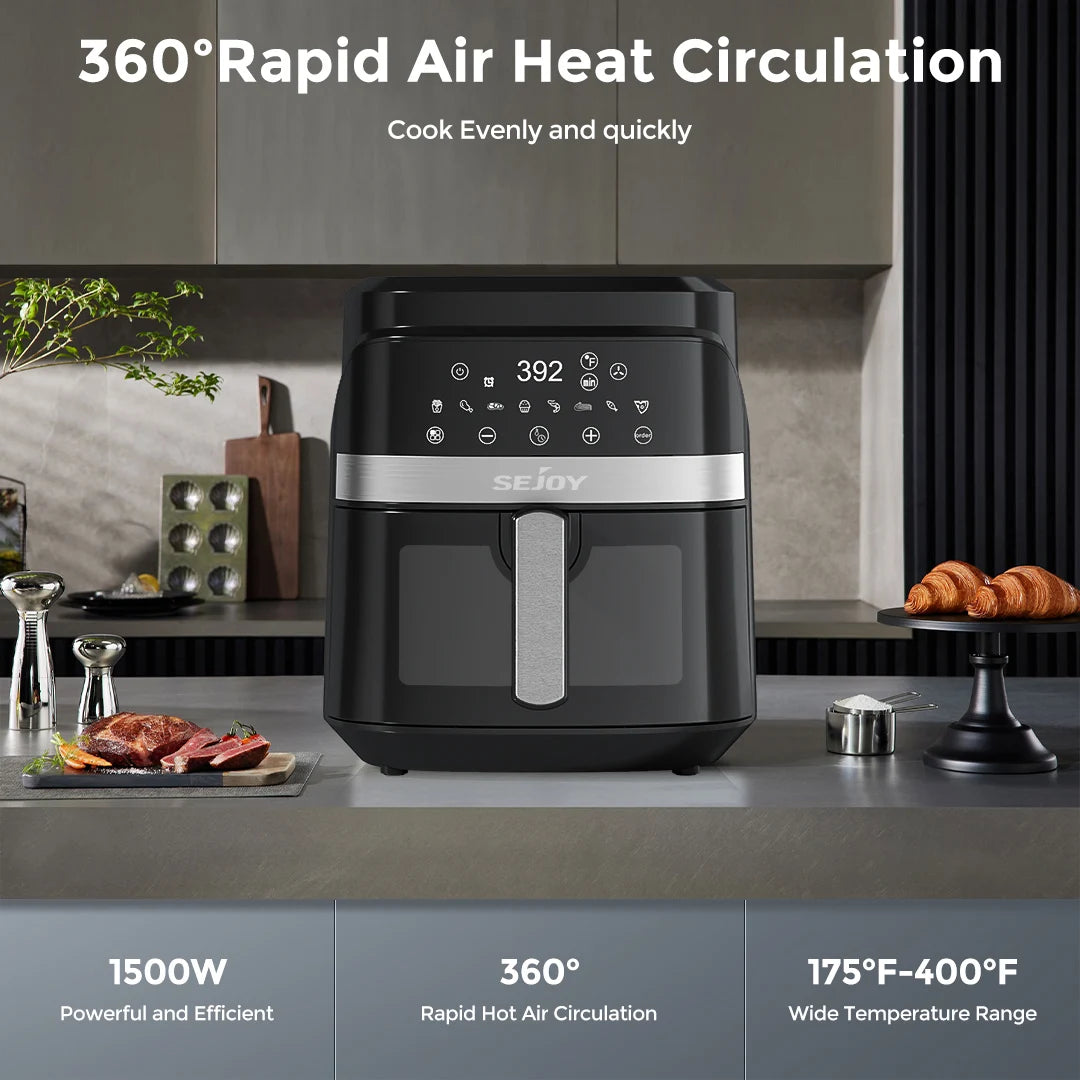 Sejoy Multifunctional Electric Air Fryer Oven Cooker Appliance