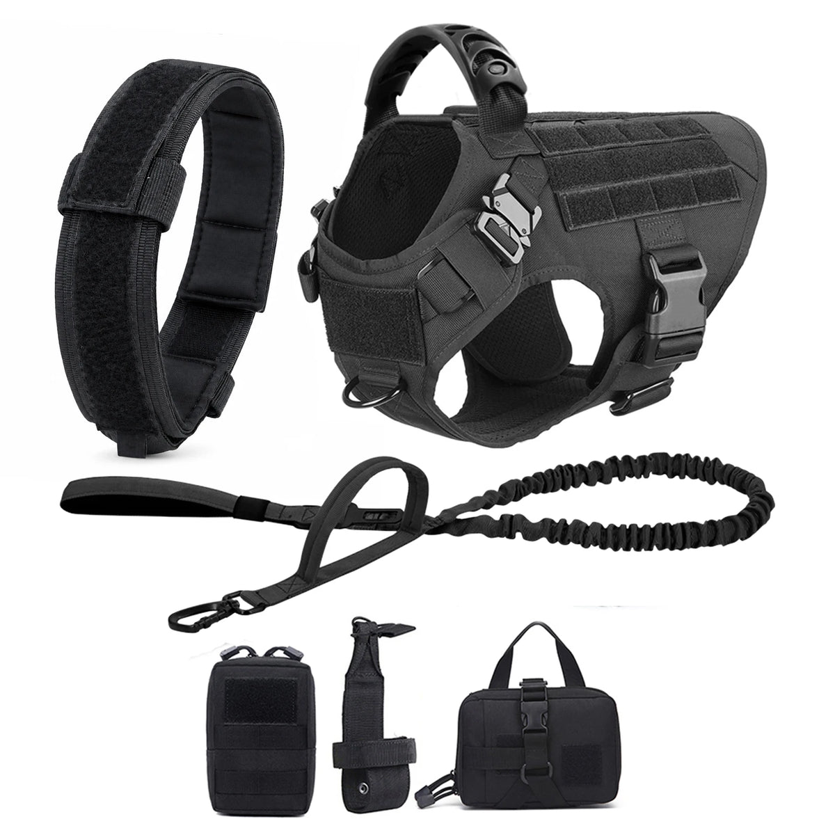 PETRAVEL Padded Dog Harness Leash Set for Training and Walking