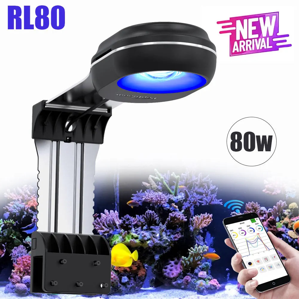 PopBloom Led Aquarium Light For Saltwater Coral Reef Tanks