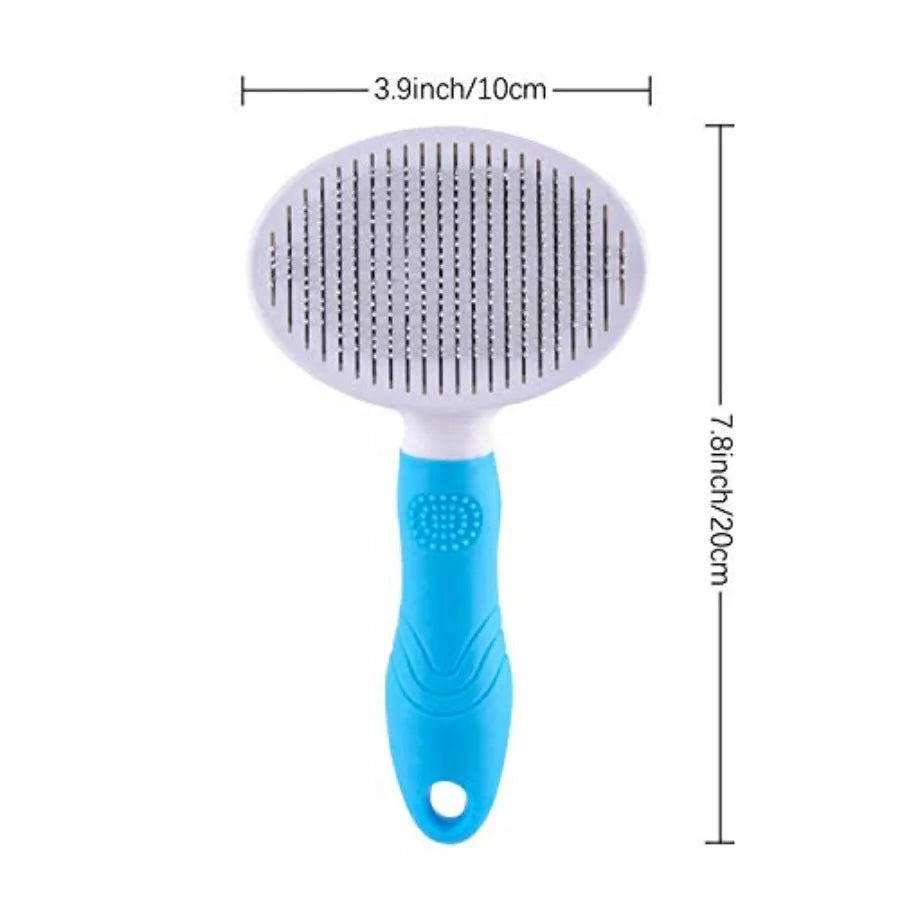 Self Cleaning Slicker Brush For Pet Grooming And Effective Deshedding