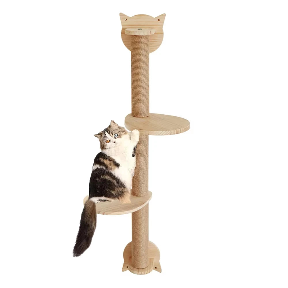 CWV Sisal Cat Tree With Hammock And Scratching Posts