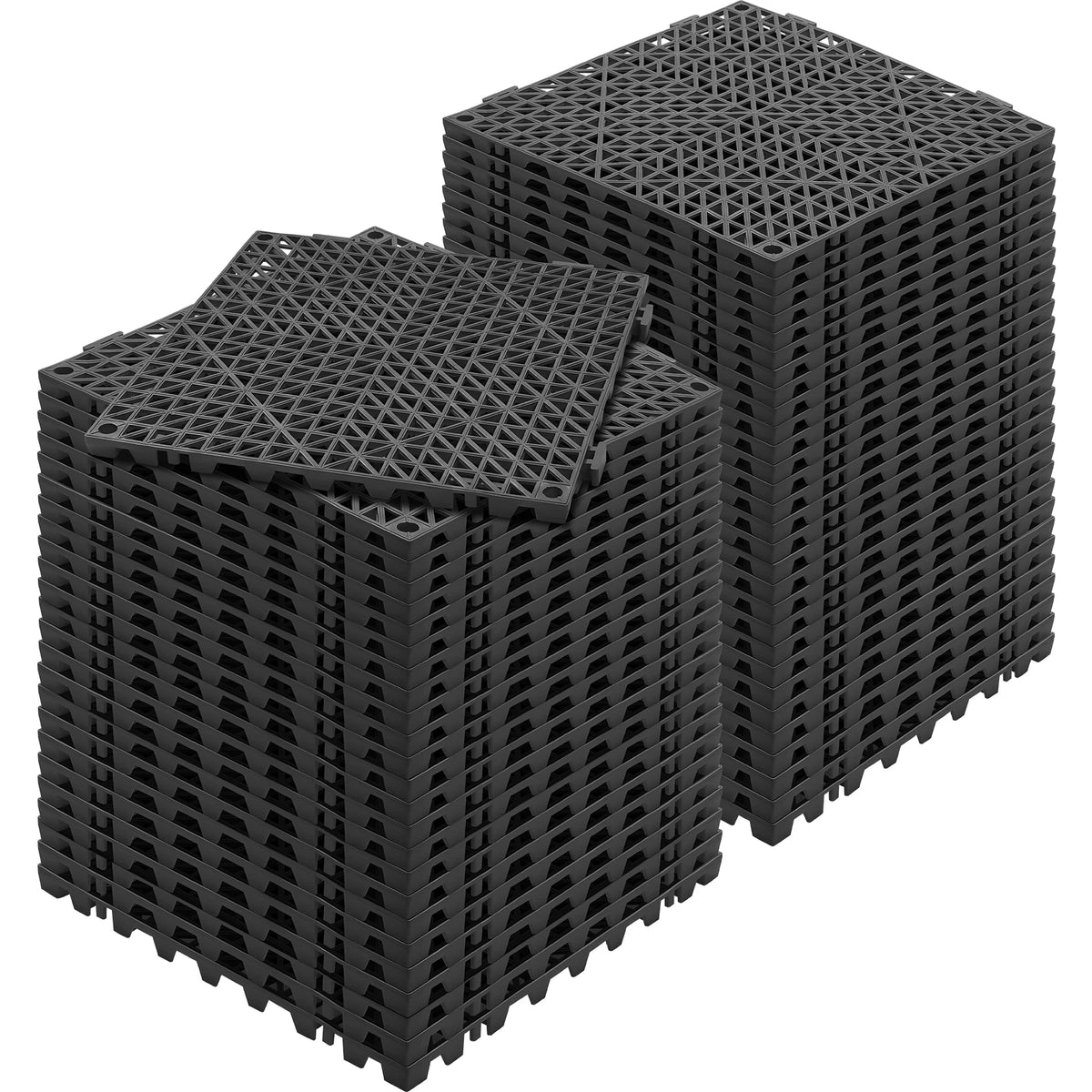 SucceBuy Interlocking PVC Drainage Floor Tiles For Bathrooms And Pools