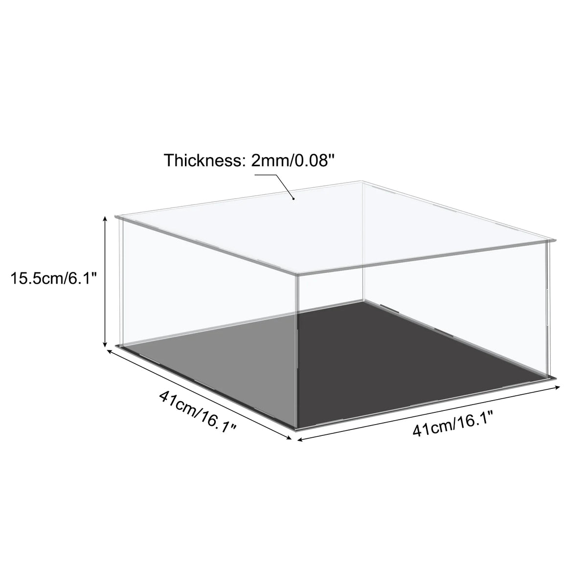 Acrylic Display Case for Collectibles Figures Dolls and Handicrafts