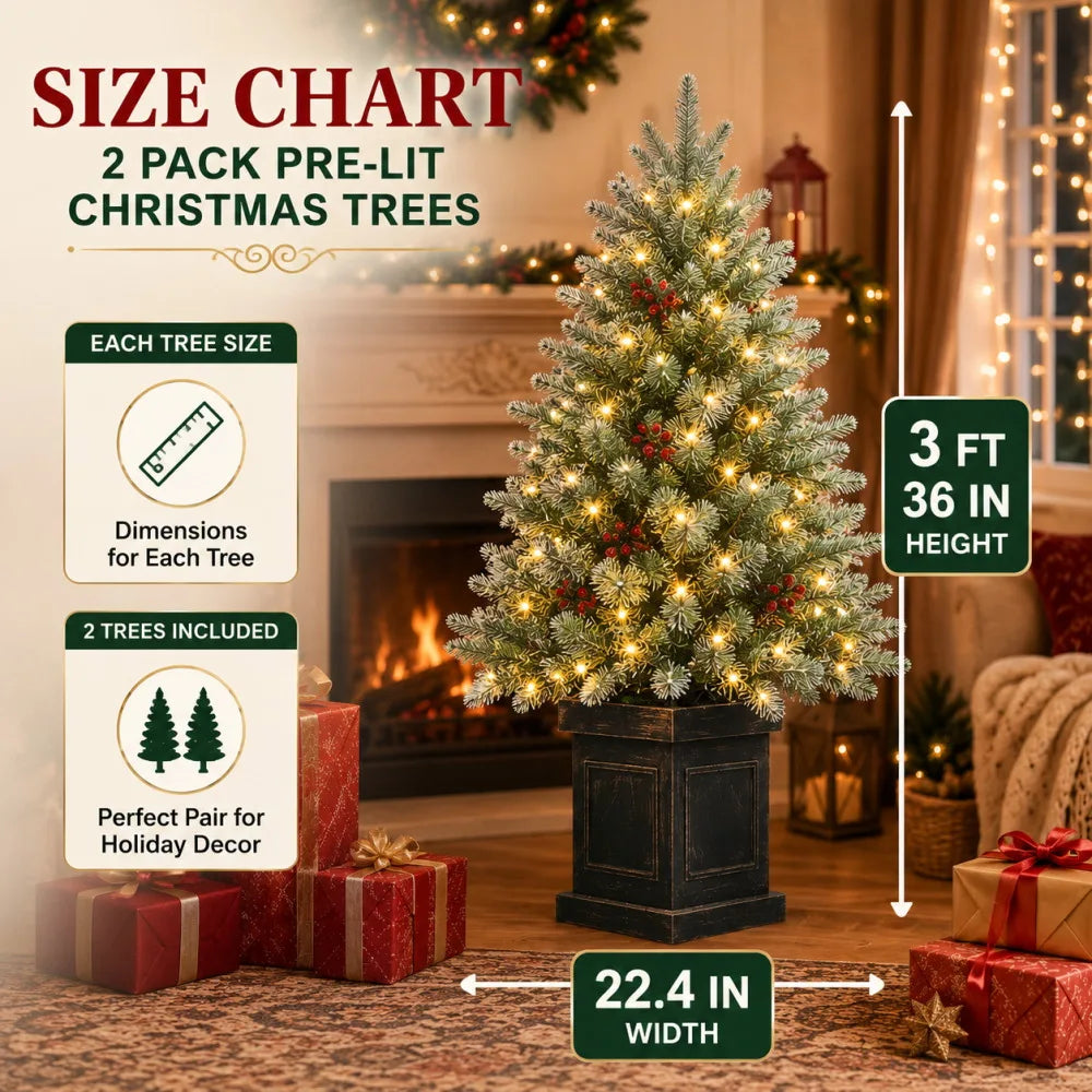 Pre Lit Artificial Christmas Tree With Timer For Seasonal Decor