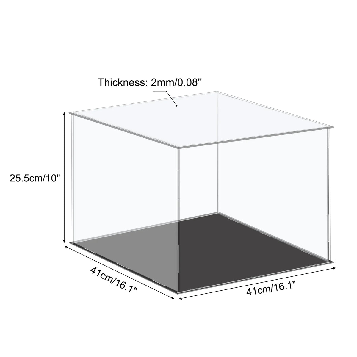 Acrylic Display Case for Collectibles Figures Dolls and Handicrafts
