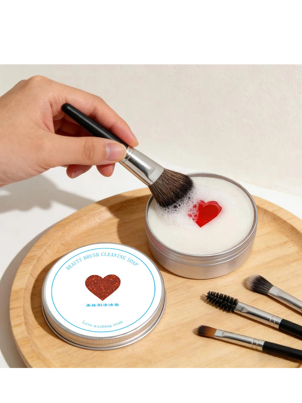 Yocity Natural Makeup Brush Cleaning Soap For Cosmetic Tools